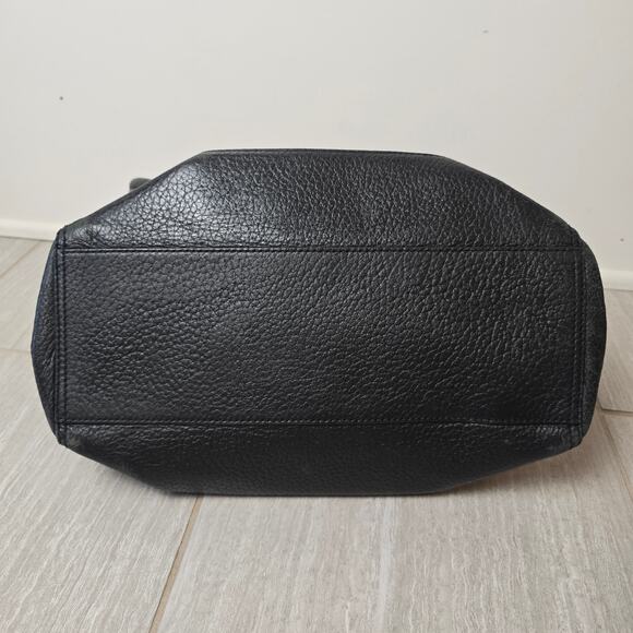 Kate Spade Black Pebbled Leather Southport Avenue Oden Tote Handbag Purse - Picture 8 of 11